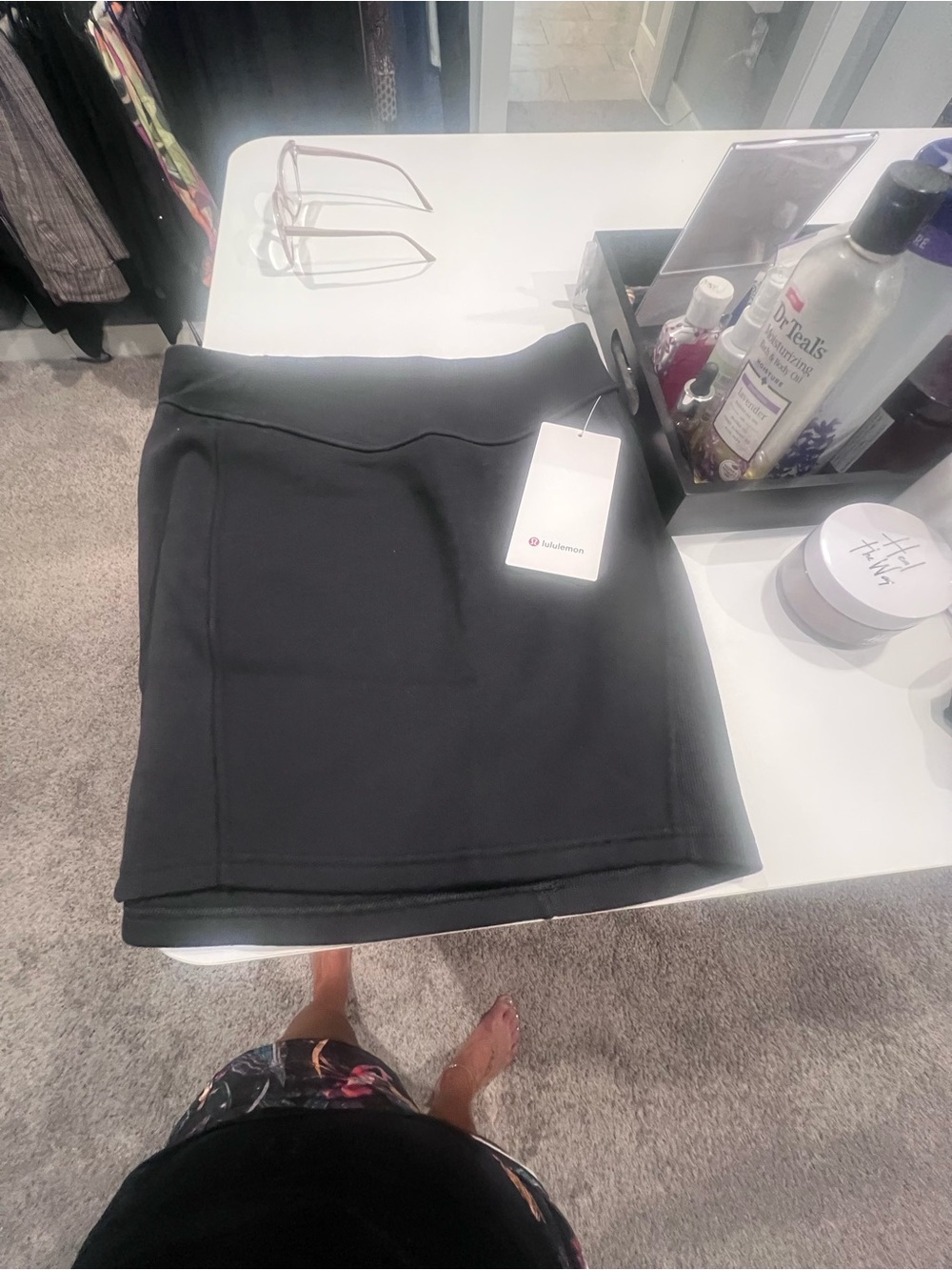lululemon athletica Black Pencil Athletic Skirt